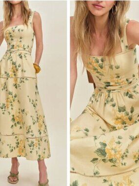 Reformation | Dresses | Reformation Pompano Linen Dress | Poshmark